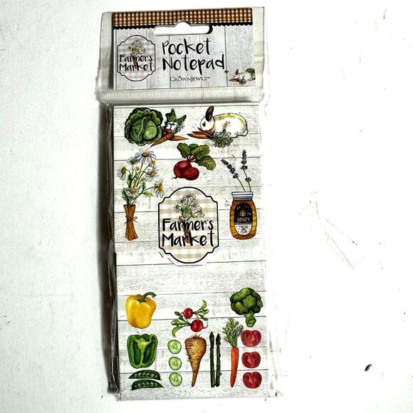 CrownJewlZ  Pocket Notepad Farmers Market FM-01 - Picture 2 of 8